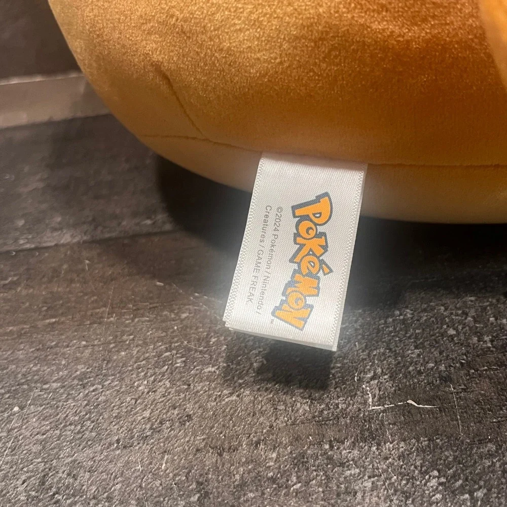 Squishmallows Pokemon Teddiursa Plush 12 Inch Orange Stuffed Animal Jazwares